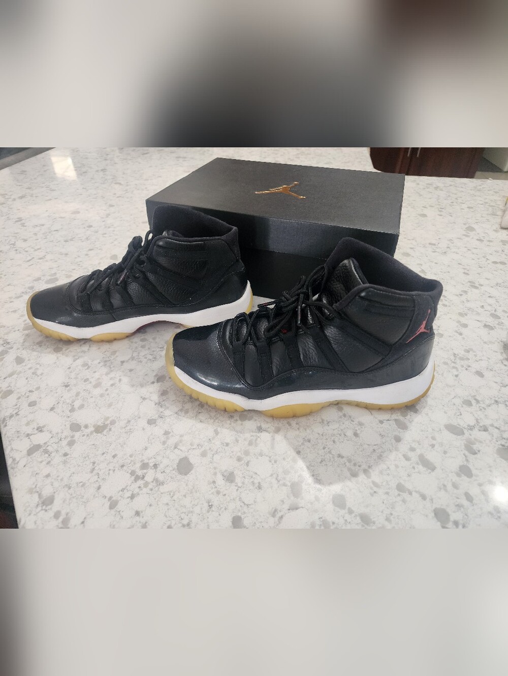 Air Jordan 11 Retro BG Black Sneakers - Picture 3 of 7